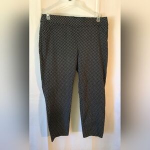 black and white women's pants BRIGGS Petite zize 12p